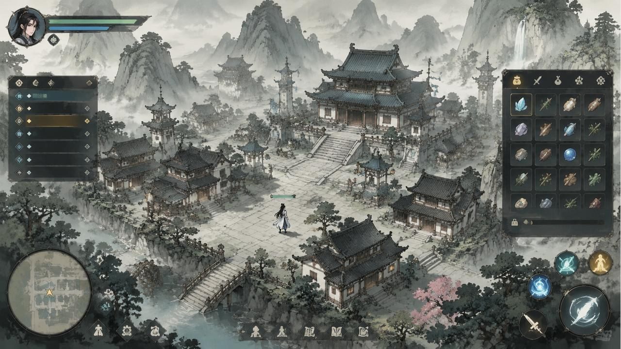 鬼谷八荒 角色路线 玩法截图 2